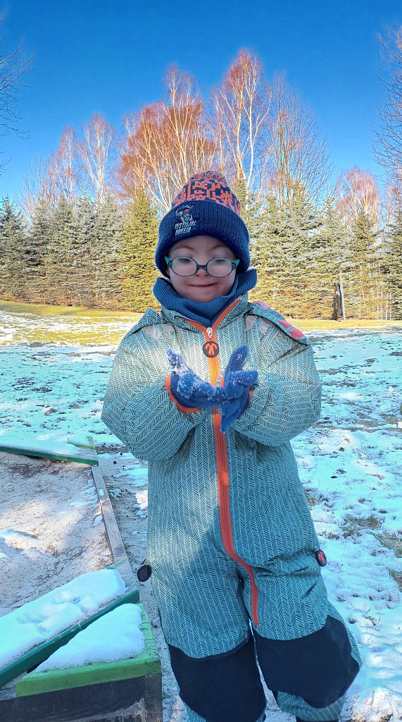 Bartosz Fox w zimowej scenerii